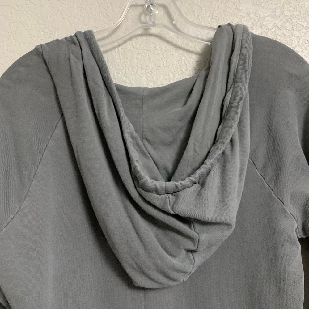 James Perse Hoodie Sweatshirt Dress Womens 3/L Raglan French Terry Athleisure - Picture 10 of 16